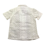 Antony Morato Camicia Tinta Unita con Fantasia Mezza Manica per Bambino MKSS00073 BIANCO ANTONY MORATO 