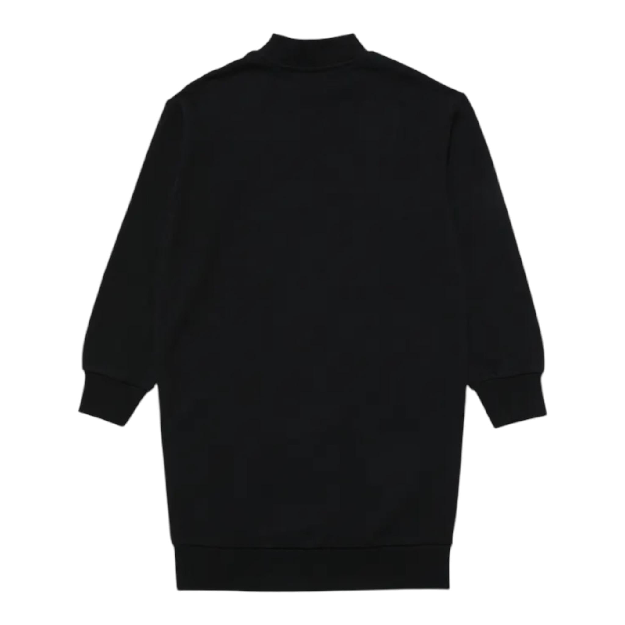 Diesel Abito Tinta Unita Modello Felpa per Bambina J01438 NERO DIESEL 