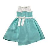 Jacques & Monique Abito Cerimonia Bicolore per Bambina 1296 BIANCO JACQUES & MONIQUE 