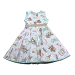 Monnalisa Abito Tinta Unita con Stampa Jerry per Neonata 315914 BIANCO MONNALISA 