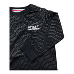 CESARE PACIOTTI shirt girocollo tinta unita con stampa Nero per Neonato TSP5314BX NERO CESARE PACIOTTI 