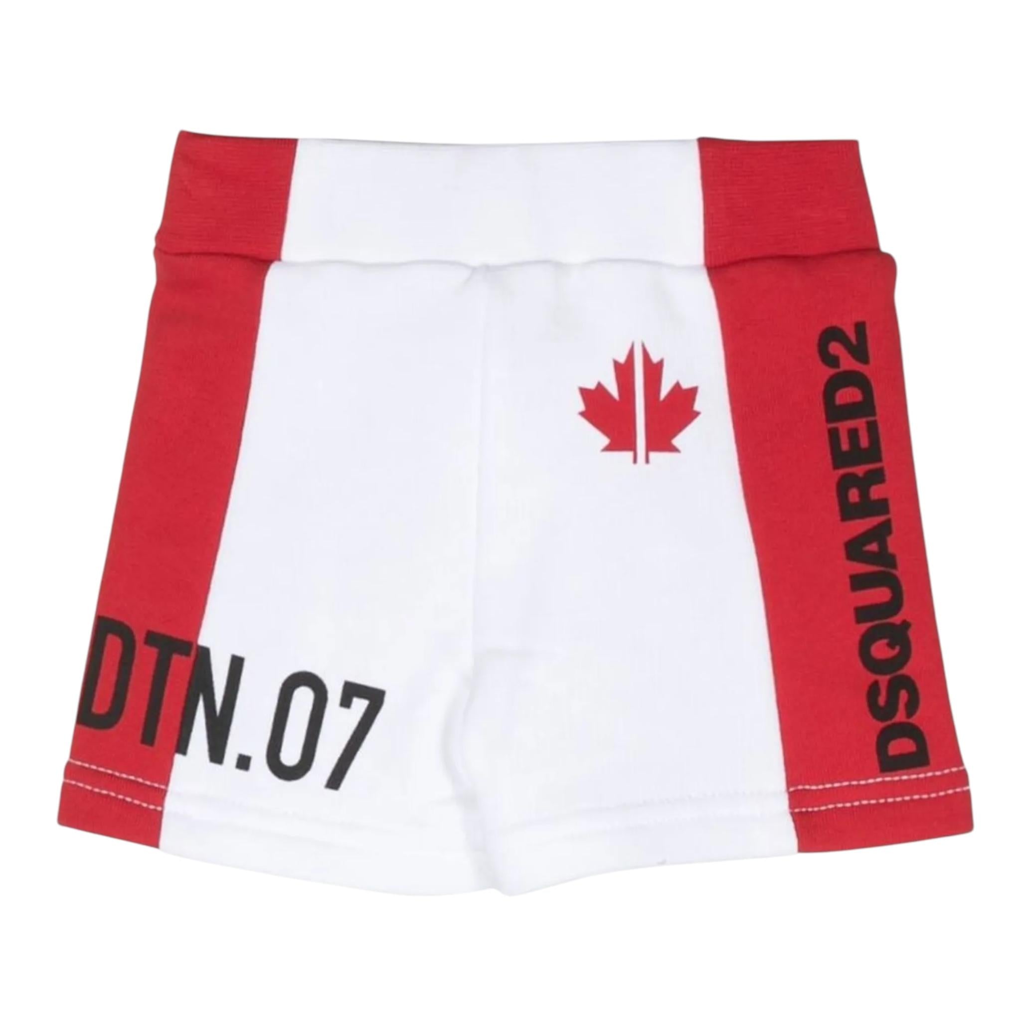 DSQUARED2 DQ1439NBIANCO/ROSSO