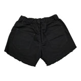 Lu Lu By Miss Grant Short Tinta Unita con Strappi per Bambina LL3381 NERO LU LU BY MISS GRANT 