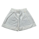 Le Bebe Bermuda Tinta Unita con Elastico In Vita per Neonato LBG5827 PANNA LE BEBE 