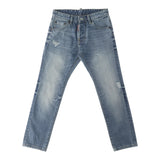 Dsquared2 Jeans Tinta Unita Con 5 Tasche Azzurro Per Bambino