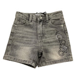 Iceberg Bermuda Tinta Unita In Denim con Girovita Regolabile per Neonato BMICE5108B GRIGIO ICEBERG 