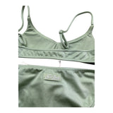 Saint Barth Costume 2 Pezzi Fascia-Mutandina per Bambina SHINY VERDE SAINT BARTH 