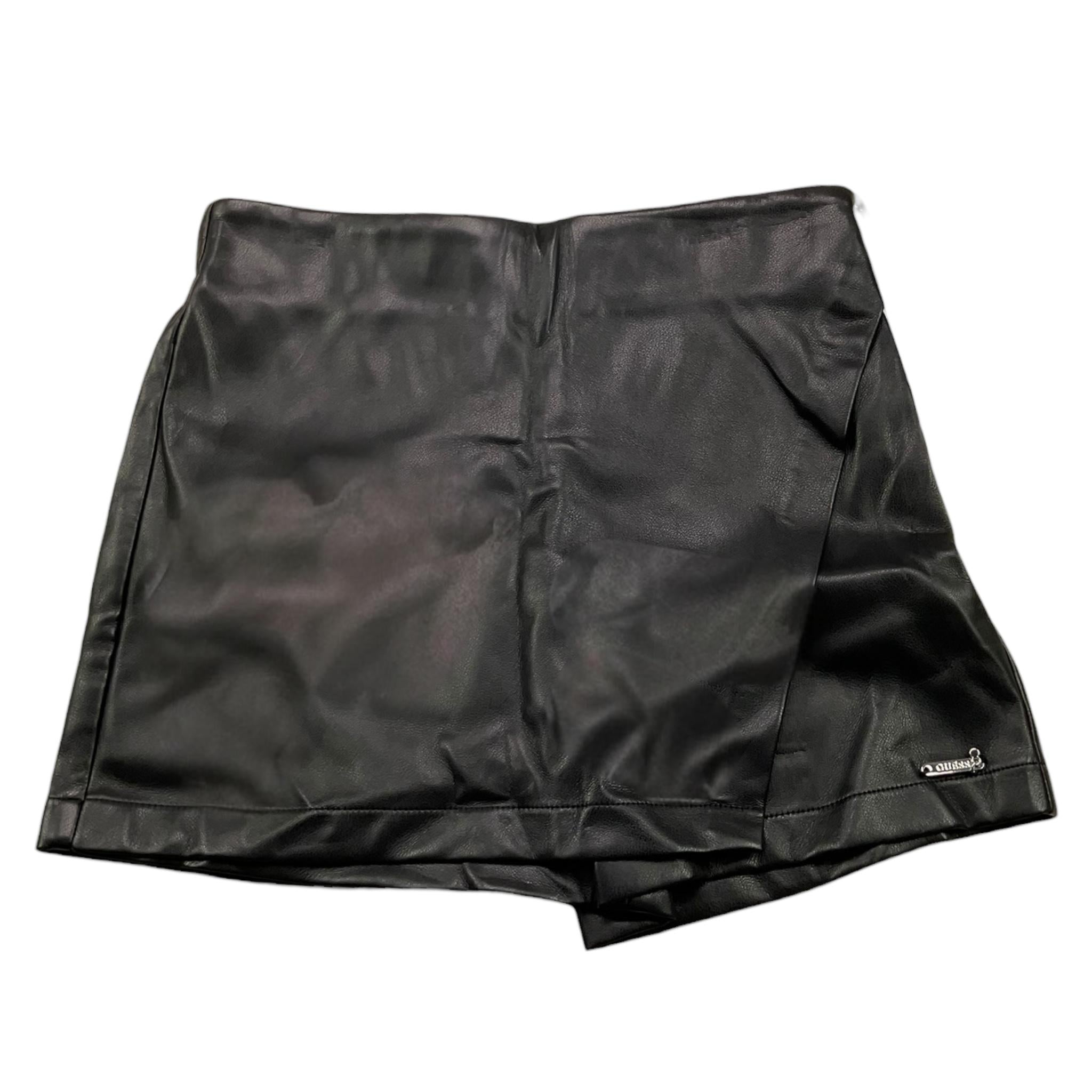 GUESS short in ecopelle tinta unita Nero per Bambino J4RD04WE8D0 NERO GUESS 