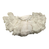 ANGEL'S FACE gonna tinta unita con tulle Bianco per Neonata BIKY BIANCO ANGEL'S FACE 