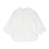 Il Gufo Camicia Manica Lunga Tinta Unita Collo Coreano per Bambino P25CL017L6006 BIANCO IL GUFO 