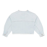 Il Gufo Giubbino In Denim Tinta Unita per Bambina P25GR232J0052 AZZURRO IL GUFO 