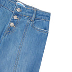 Mayoral Jeans Tinta Unita Modello Palazzo per Bambina 3558 AZZURRO MAYORAL 