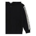 MARC JACOBS felpa in maglia tinta unita con zip Nero per Bambino W60290 NERO MARC JACOBS 
