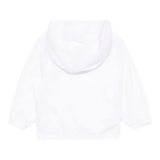 Moschino Giubbino Tinta Unita con Zip E Cappuccio per Neonato MUS02W BIANCO MOSCHINO 