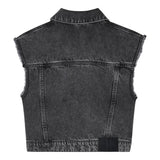 Marc Jacobs Smanicato In Denim Tinta Unita con Brillantini per Bambina W60544 NERO MARC JACOBS 