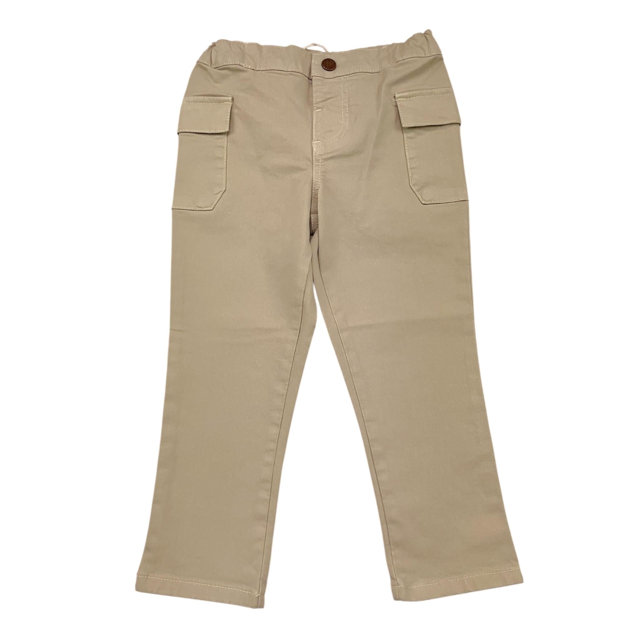 Carre'Ment Beau Pantalone Tinta Unita con Elastico In Vita per Bambino Y30265J BEIGE CARRE'MENT BEAU 