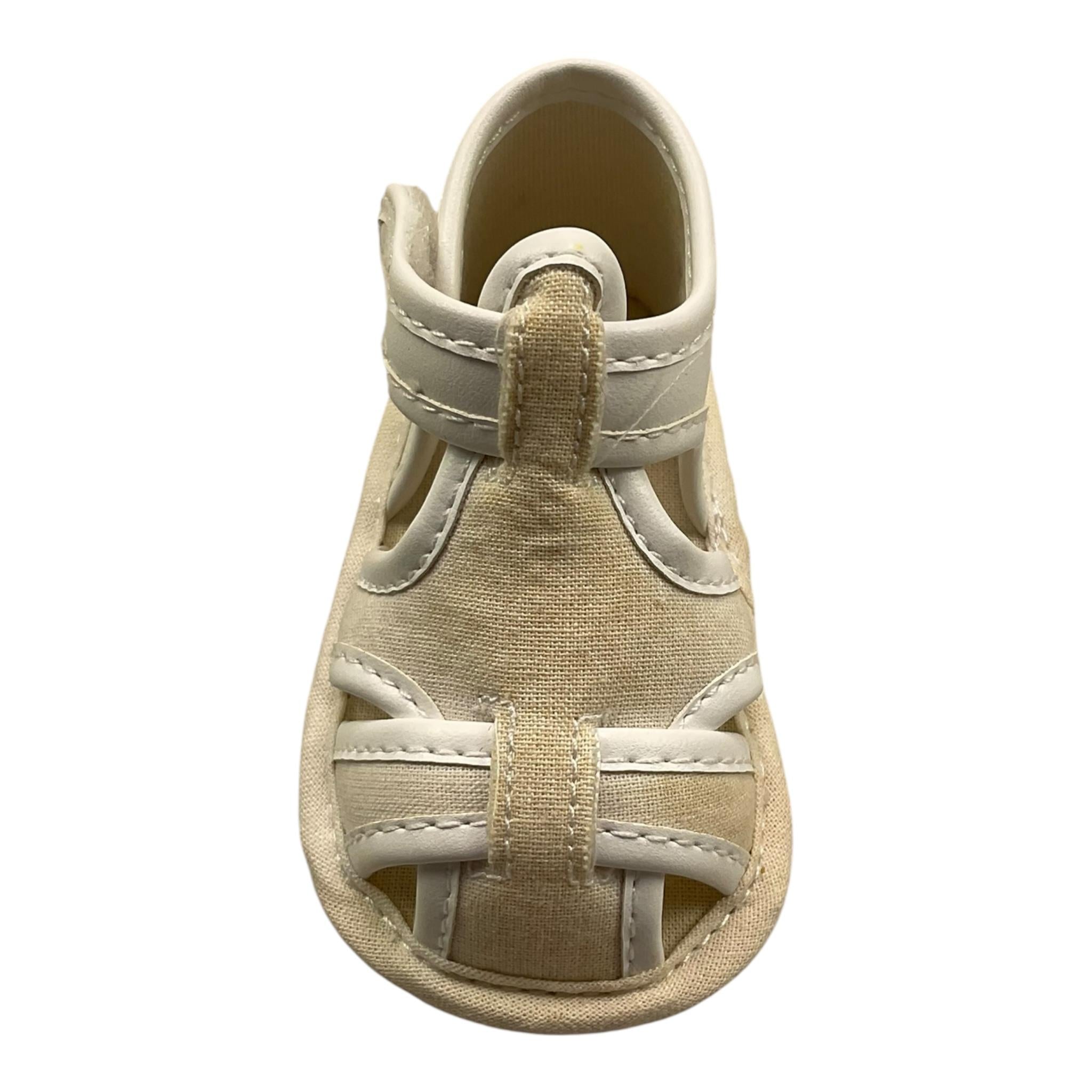 Mayoral Sandali Tinta Unita con Strappo per Neonato 9219 PANNA MAYORAL 