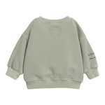 PLAY UP felpa tinta unita girocollo con stampa Verde per Neonato PA011AP10903N VERDE PLAY UP 