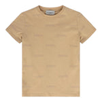 Iceberg T-Shirt Girocollo Tinta Unita con Stampa per Bambino TSICE5115J BEIGE ICEBERG 