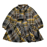 PICCOLA LUDO abit manica lunga fantasia scozzese Nero per Bambina BS6WB049 NERO PICCOLA LUDO 