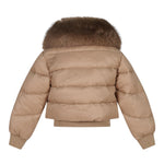 FUN & FUN giubbino tinta unita con colletto pelliccia Biscotto per Bambina FBJK00153 BISCOTTO FUN & FUN 