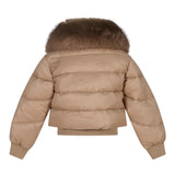 FUN & FUN giubbino tinta unita con colletto pelliccia Biscotto per Bambina FBJK00153 BISCOTTO FUN & FUN 