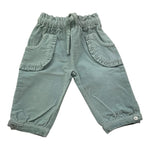 I DO pantalone tinta unita con elastico in vita Azzurro per Neonata 4A287 AZZURRO I DO 