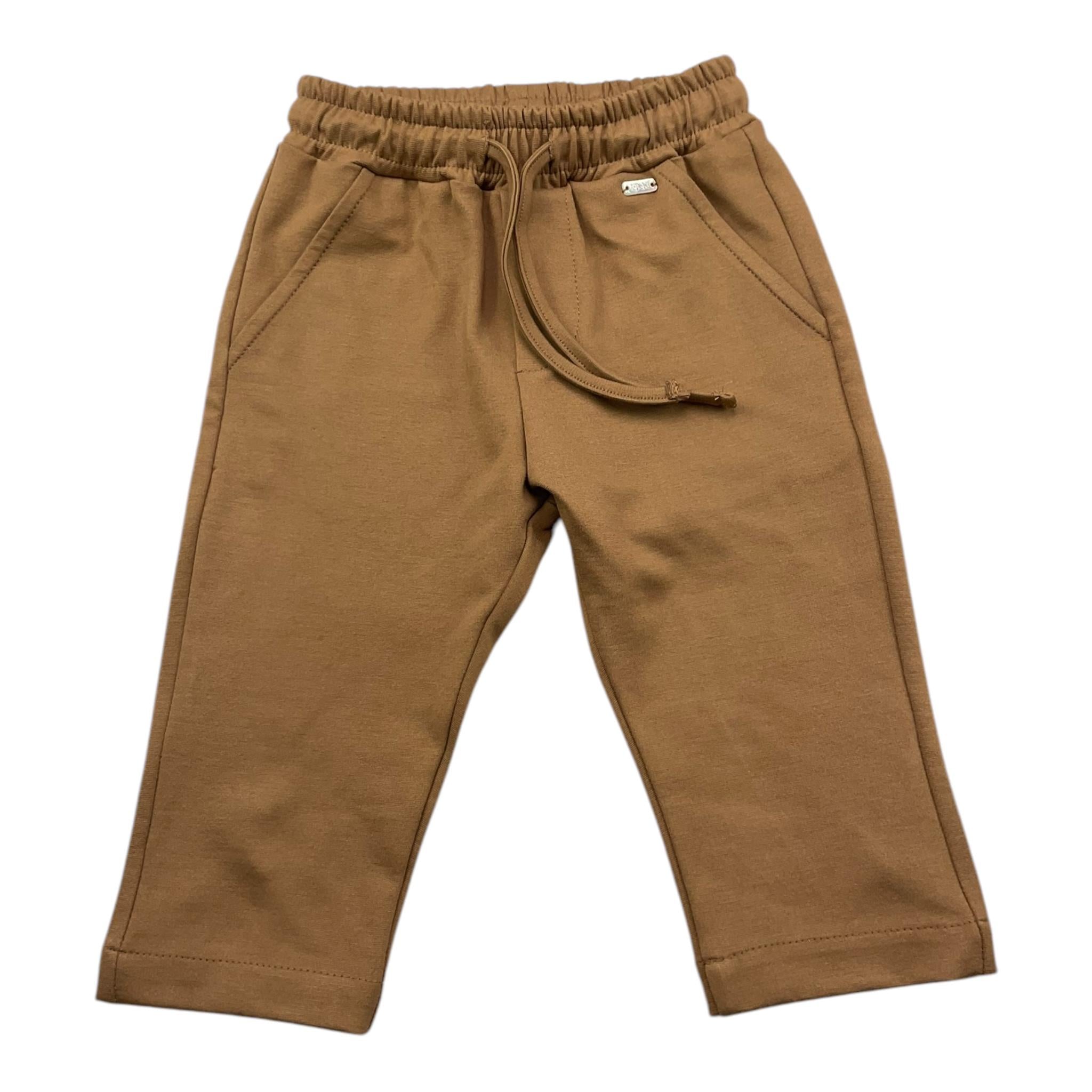 LE BEBE' pantalone tinta unita con elastico in vita Marrone per Neonato LBB5182 MARRONE LE BEBE' 