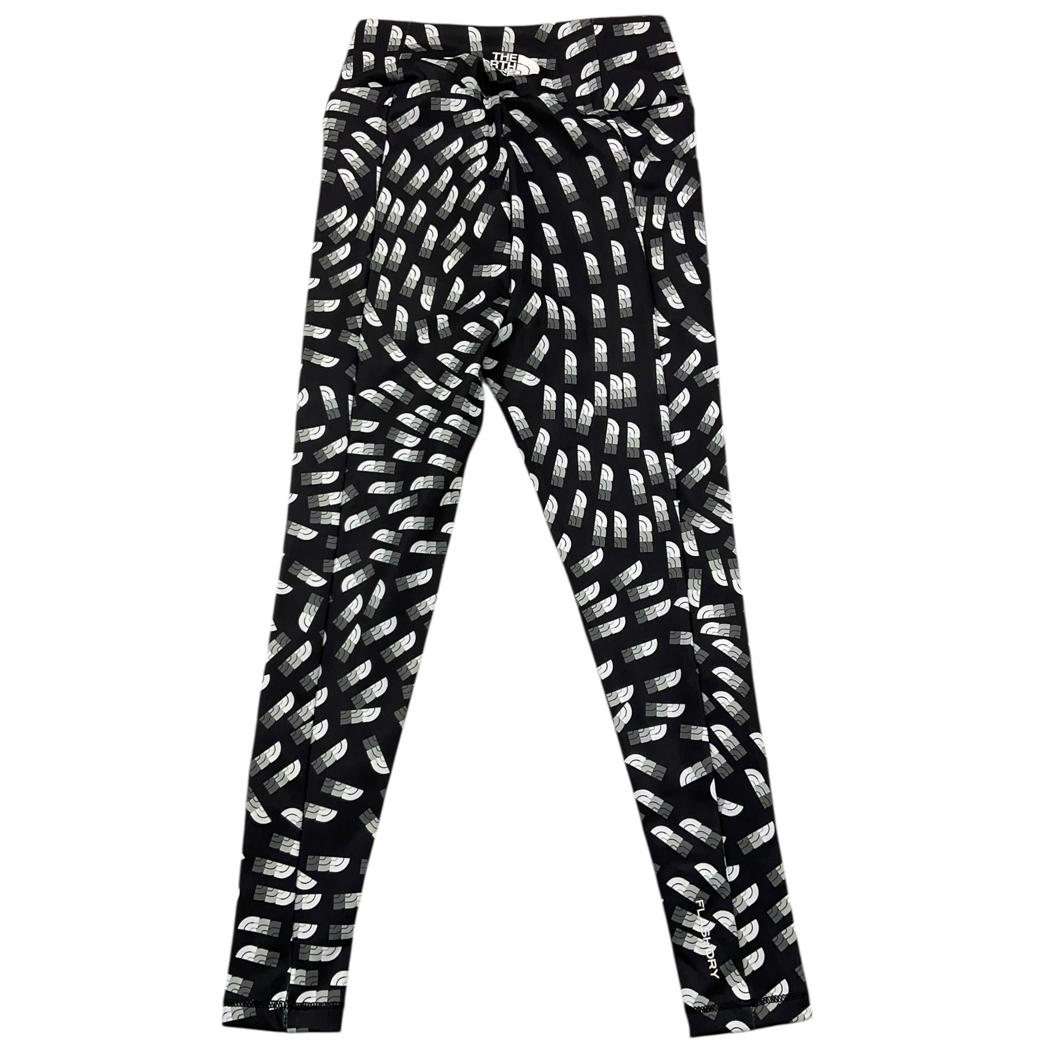 THE NORTH FACE leggins tinta unita con stampe logo Nero per Bambina NF0A86XV4EI NERO THE NORTH FACE 