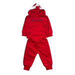 Trussardi Completo 2 Pezzi Felpa-Pantalone Tinta Unita per Neonata TIP26100CF ROSSO TRUSSARDI 