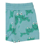 Stella Mccartney Bermuda In Tuta Tinta Unita con Stampa per Bambino TW6P59XX VERDE ACQUA STELLA McCARTNEY 