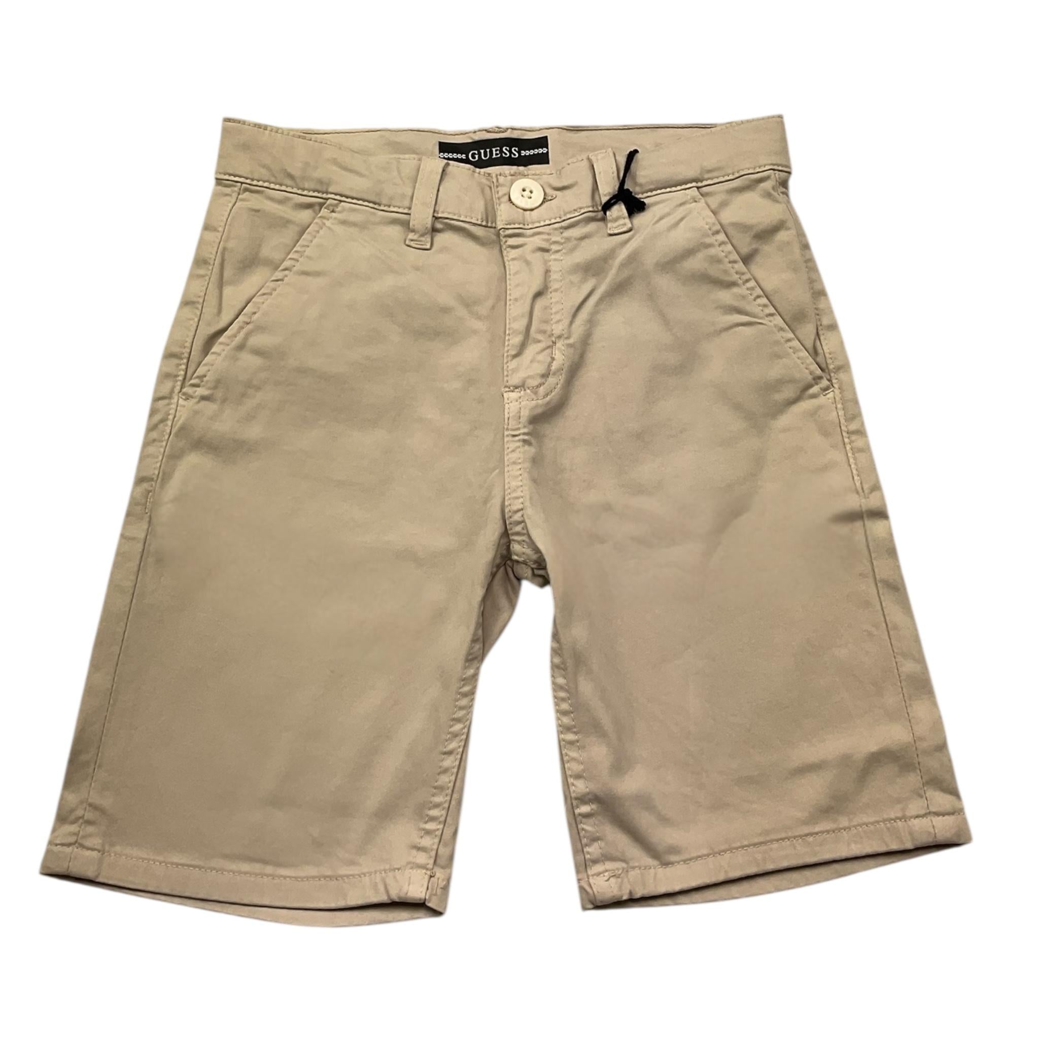 Guess Bermuda Tinta Unita con Girovita Regolabile per Bambino L4RD06WFPMA BEIGE GUESS 