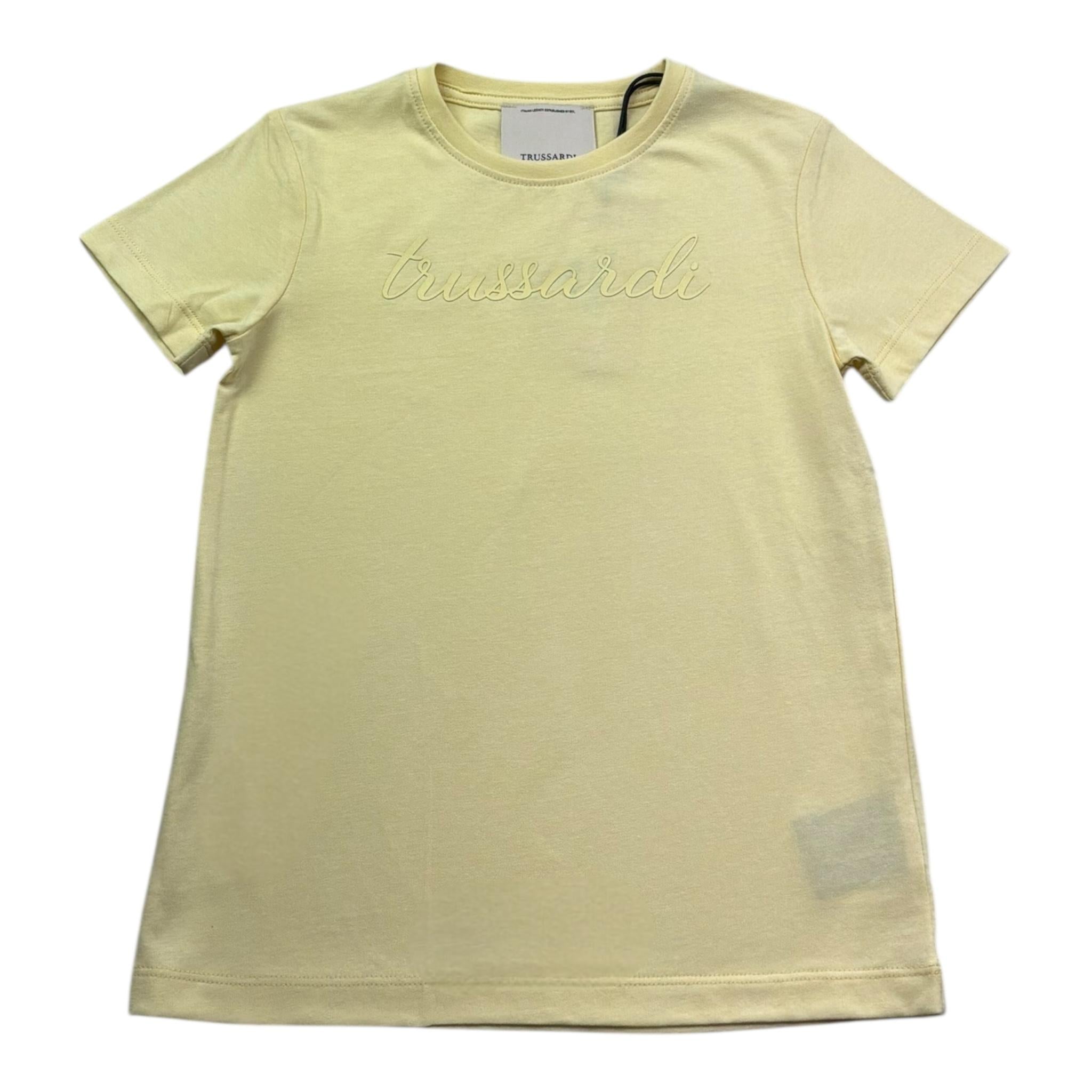 Trussardi Completo 2 Pezzi T-Shirt-Gonna Tinta Unita per Bambina TGP26023CJJ GIALLO TRUSSARDI 