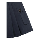 Max&Co. Gonna Tinta Unita con Tasche per Bambina MX0132X BLU MAX&Co. 