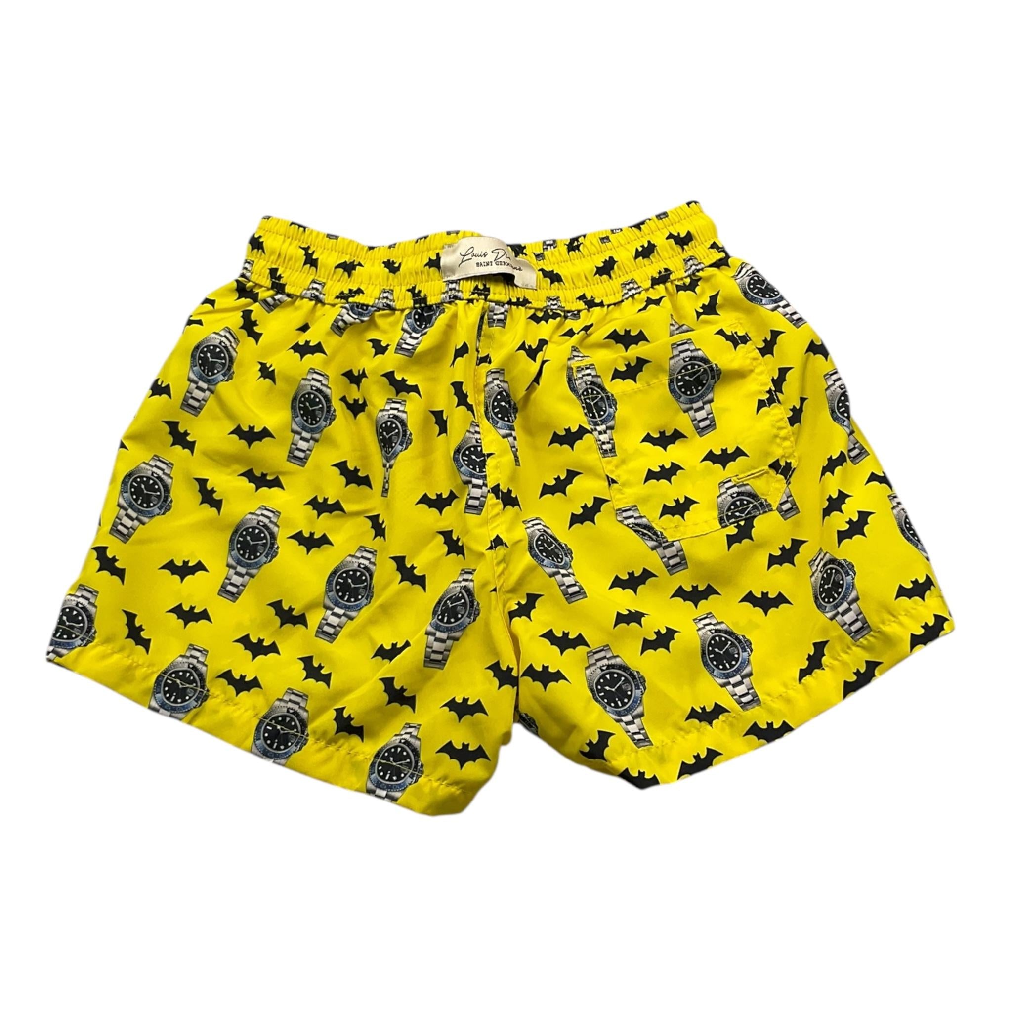 Louis Dieudonne' Costume Modello Boxer Tinta Unita Stampa Batman per Bambino LD13333 GIALLO LOUIS DIEUDONNE' 