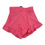 Piccola Ludo Short Tinta Unita con Fantasia A Quadri per Bambina BS10WB063J FRAGOLA PICCOLA LUDO 