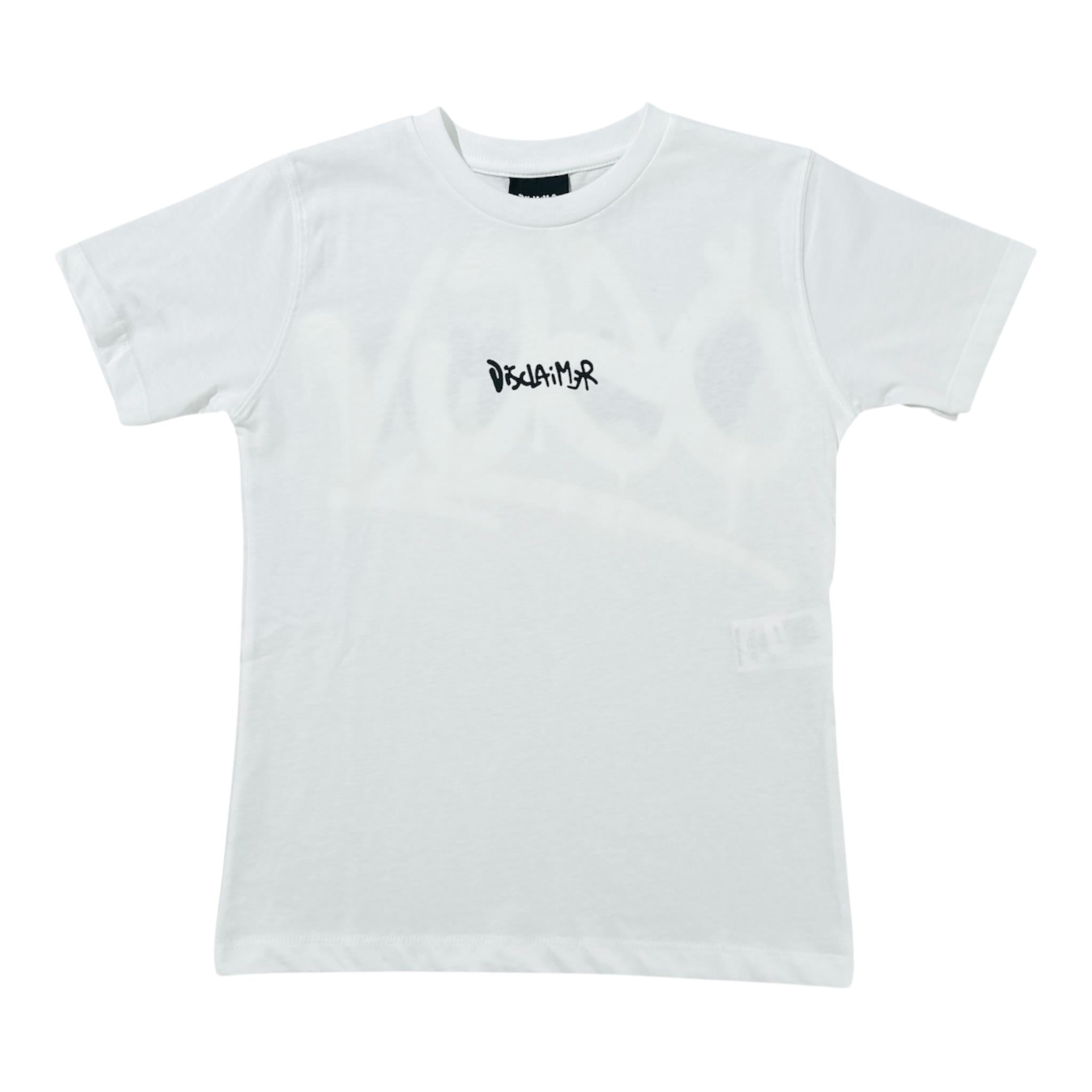 Diadora T-Shirt Girocollo Tinta Unita con Stampa per Bambino 25EDK58658 BIANCO DIADORA 