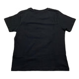 Gaelle T-Shirt Girocollo Tinta Unita con Logo Brillantinato per Bambina 2746M00329 NERO GAELLE 