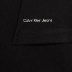 Calvin Klein T-Shirt Girocollo Tinta Unita con Logo per Bambino IG0IG02136 NERO CALVIN KLEIN 