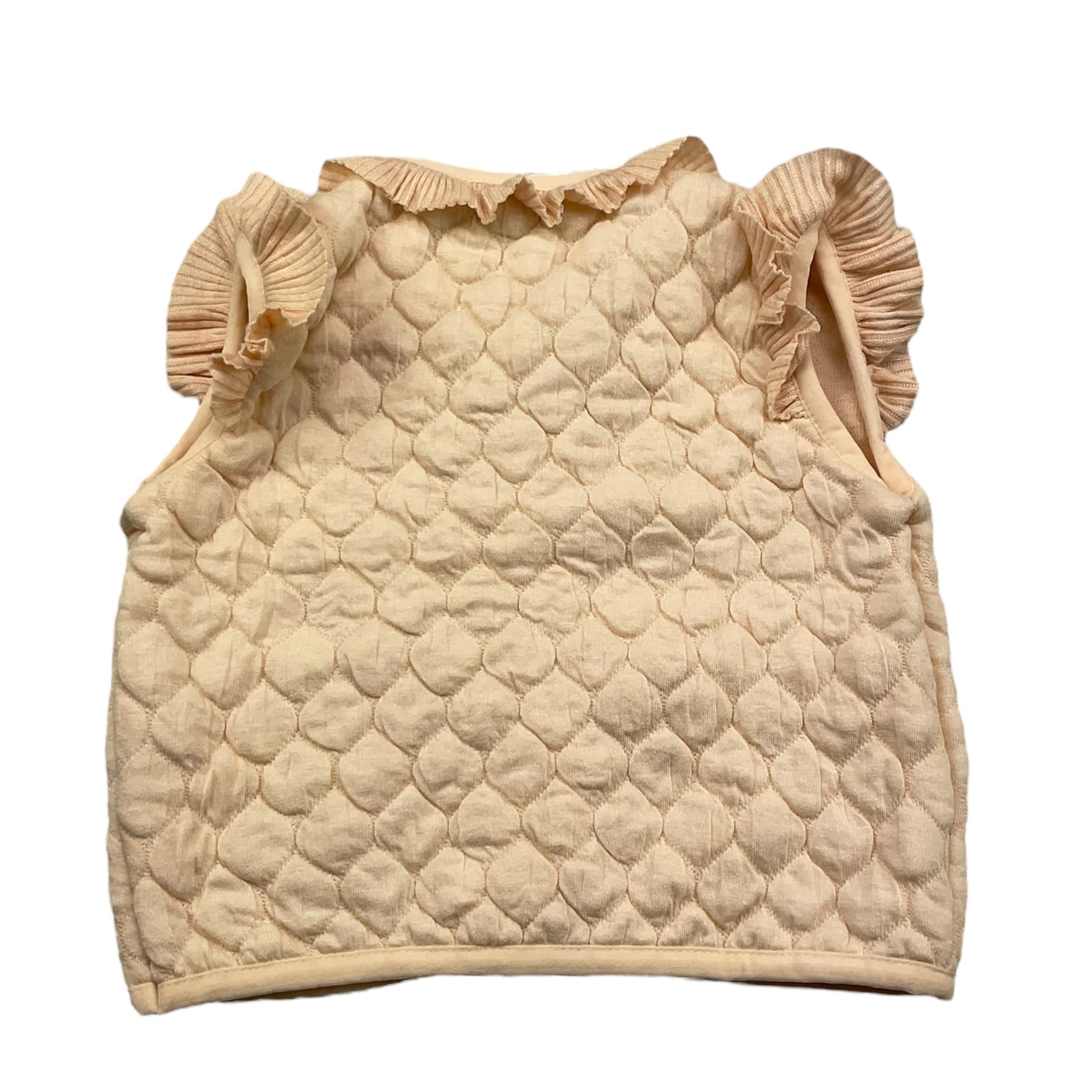 BAMBOOM+BABIES gilet tinta unita con colletto Rosa per Neonata 695A ROSA BAMBOOM+BABIES 