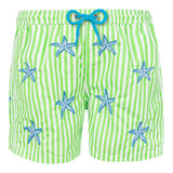 Saint Barth Costume Fantasia A Righe Bicolore per Bambino SEASTER BIANCO/VERDE SAINT BARTH 