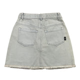 Aspesi Einfarbiger Jeansrock mit verstellbarer Taille Hellblau für Mädchen