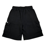 Disclaimer Bermuda In Tuta Tinta Unita con Logo per Bambino 25EDK58406 NERO DISCLAIMER 