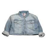Liu Jo Giubbino In Denim Tinta Unita per Bambina GA5180XXX AZZURRO LIU JO 