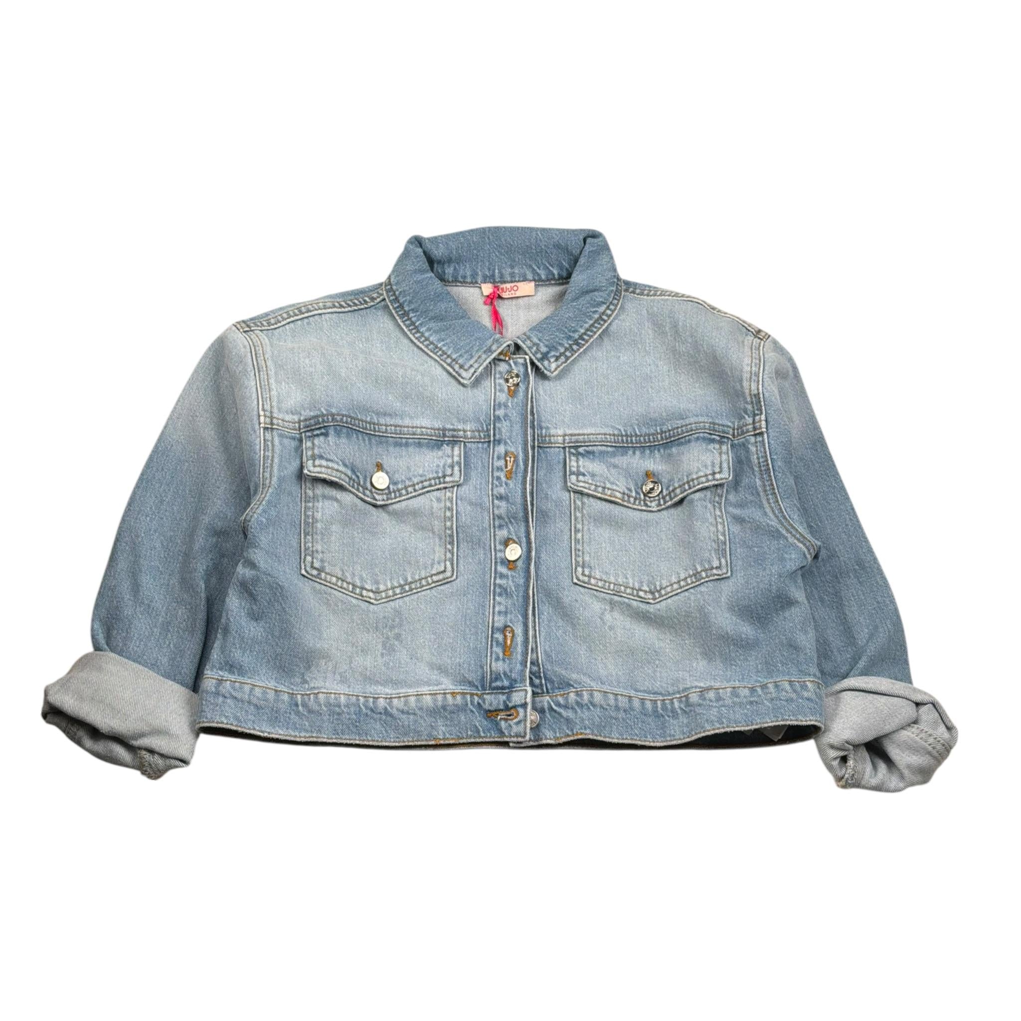 Liu Jo Giubbino In Denim Tinta Unita per Bambina GA5180XXX AZZURRO LIU JO 