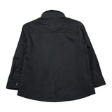 Daniele Alessandrini Camicia Manica Lunga Tinta Unita con Stampa per Neonato 1295C00084 NERO DANIELE ALESSANDRINI 