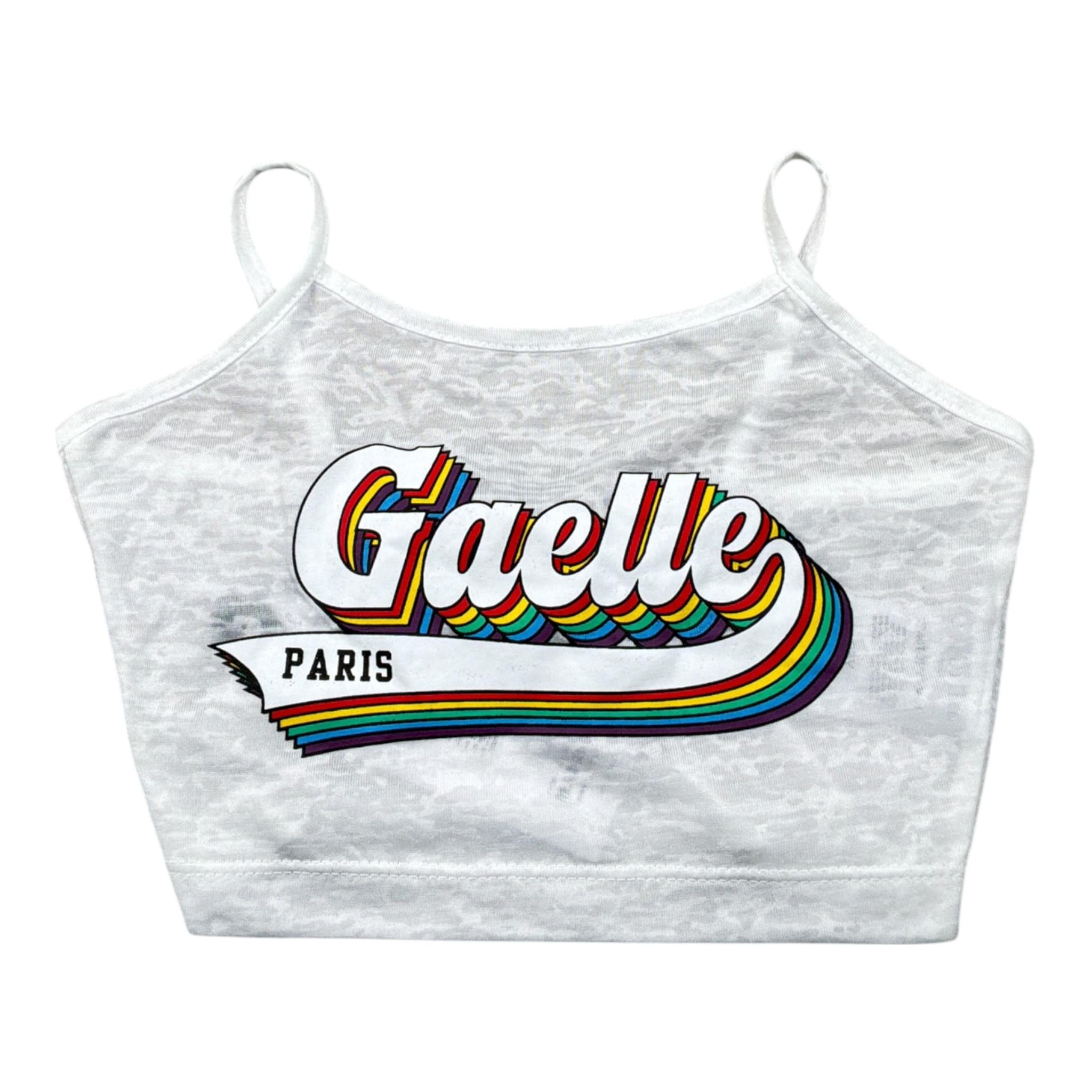 Gaelle Top tinta unita con Stampa Bianco per Bambina 2746TOPY00461 BIANCO GAELLE 