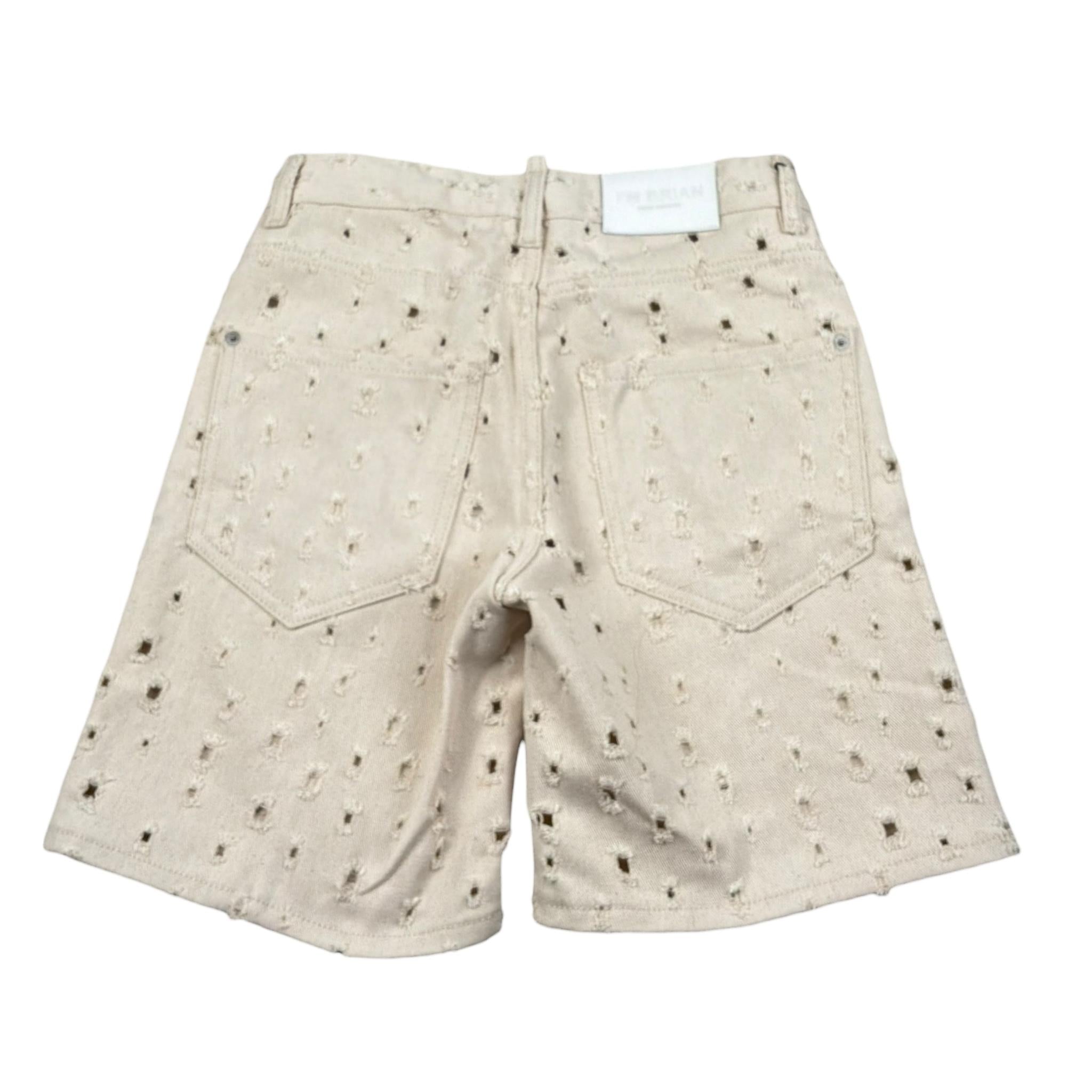 I'M Brian Bermuda Tinta Unita con Girovita Regolabile per Neonato KEVINNX BEIGE I'M BRIAN 