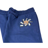 Moschino Pantalone Tinta Unita con Stampa per Bambina HDP06Z BLU MOSCHINO 