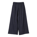 Aspesi Pantalone Modello A Palazzo con Fantasia A Righe per Bambina S25075PLN1007 BLU ASPESI 